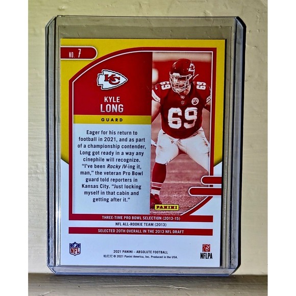 Kyle Long 2021 Panini NFL Absolute Football #7 Card - Picture 2 of 2